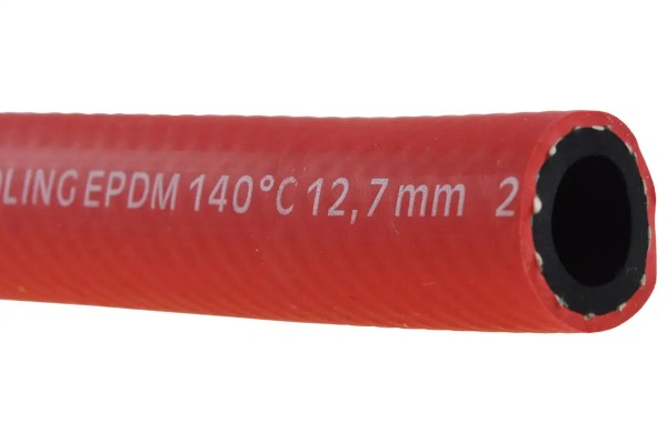 CODAN EPDM-Heißwasserschlauch 1229, rot, DN13 - Meterware von 1 - 50 Meter 