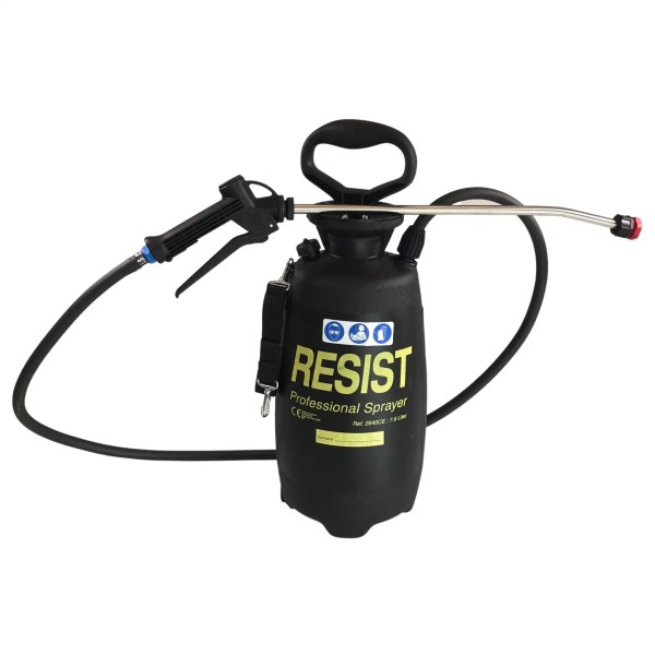 Drucksprüher Resist Premium 7,6l mit Edelstahl Sprühlanze 450 mm - FKM oder EPDM Dichtung